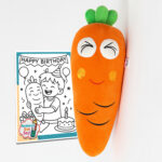 Havuç Figürlü Peluş – Çocuk Odası Dekor ve Oyuncak – Uyku Arkadaşı | 40CM