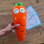 Havuç Figürlü Peluş – Çocuk Odası Dekor ve Oyuncak – Uyku Arkadaşı | 40CM - Görsel 3