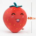 Çilek Peluş Oyuncak – Uyku Arkadaşı | 40 cm - Görsel 3